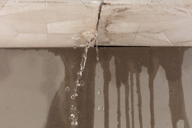 Professional Flood Damage Cleanup technician working in Jermyn, PA